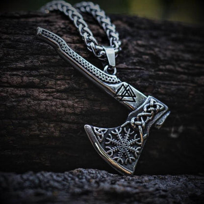 Nordic Viking Axe Necklace