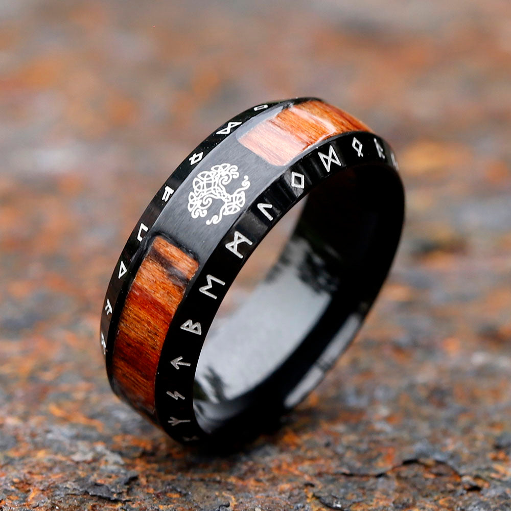 Ancient Tree Viking Ring