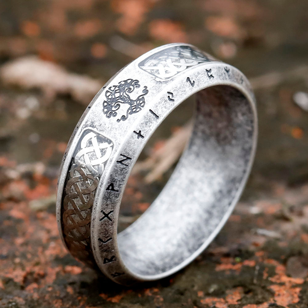 Ancient Tree Viking Ring