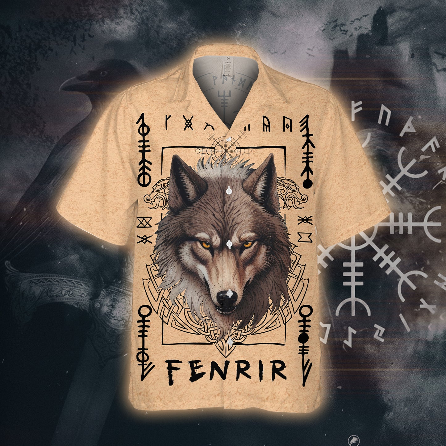 Fenrir Wolf - Hawaii Shirt