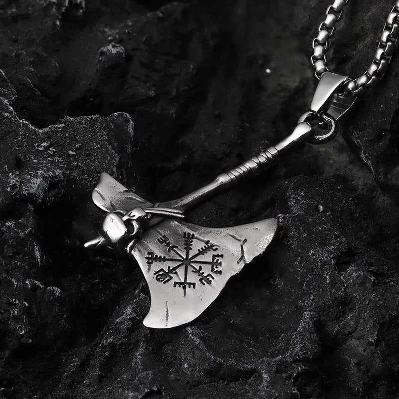 Viking Warrior Axe Necklace
