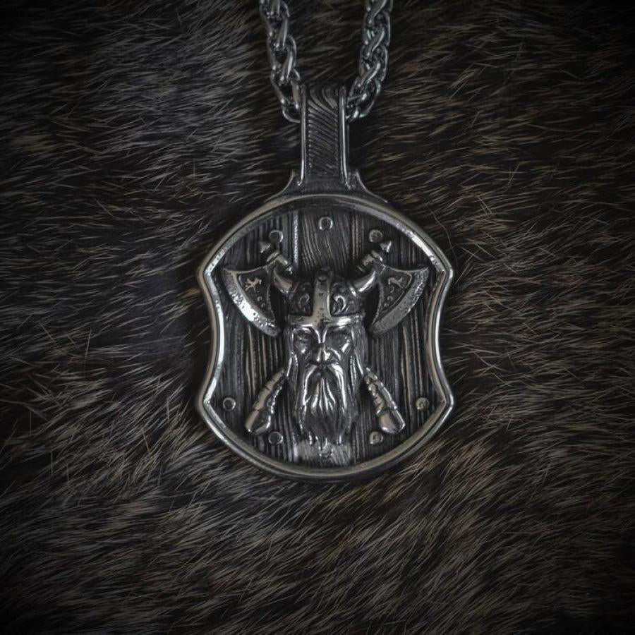 Viking Warrior Shield Necklace